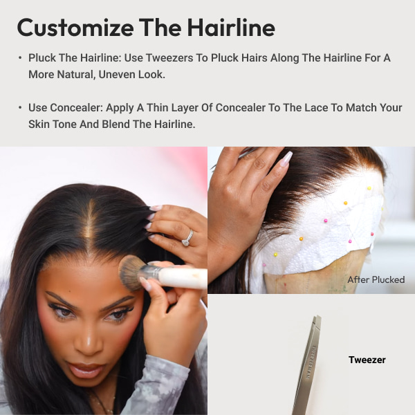 tips customize hairline