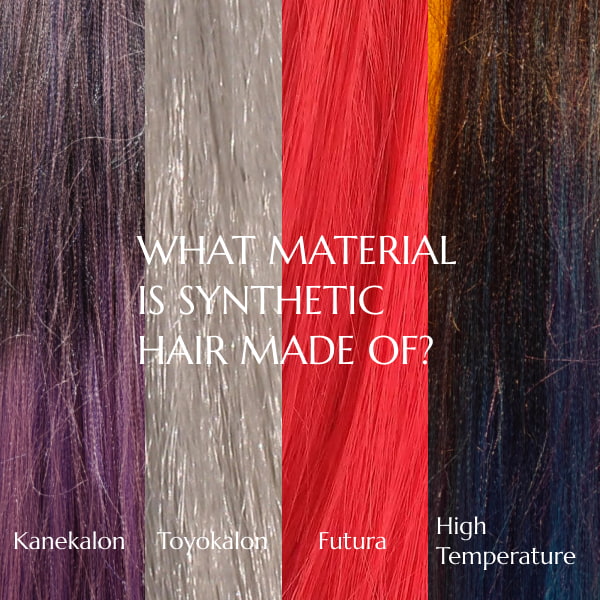 what-material-sythetic-hair-made-of